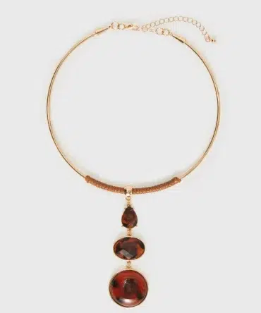 JW010 - Judah Vintage Pendant Necklace Gold