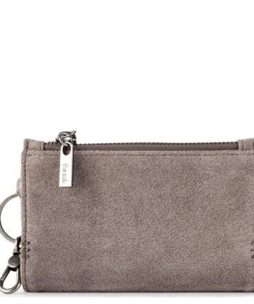 Encino Essential Wallet - Leather - Mushroom Suede