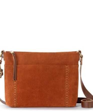 Melrose Crossbody - Leather - Persimmon Suede