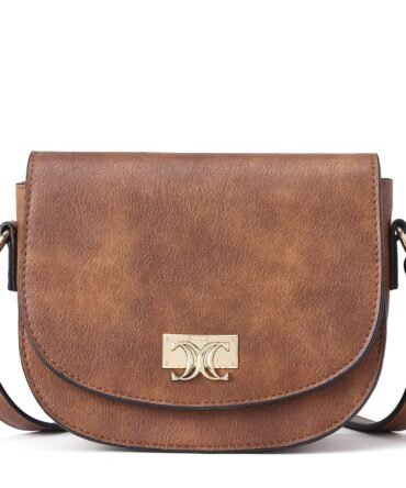Small Crossbody Bags for Women Faux Leather Shoulder Saddle Purses Travel Handbags