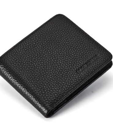 Premium Leather Wallet with 2 ID Window and Coin Slot for Men