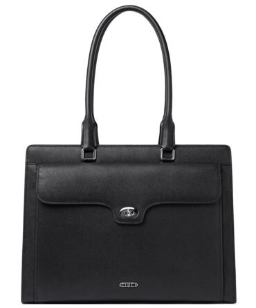 Davidson Classic Vintage Ladies Leather Briefcase Messenger Bag