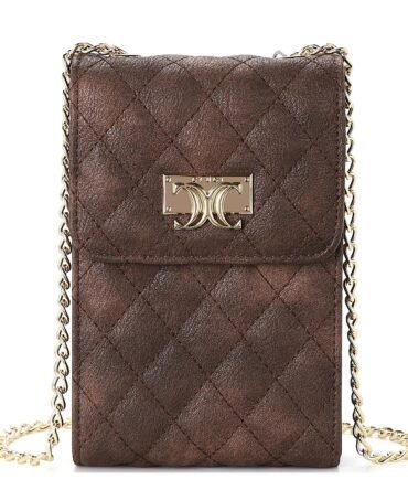 Crossbody Cellphone Purse for Women Trendy Phone Wallet Flap Case Small Bags Satchels Wallet with Adjustable Straps