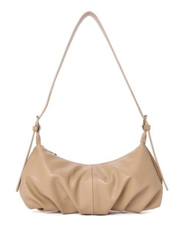 Small Hobo Bags for Women Dumpling Shoulder Bag Soft Leather Ladies Clutch Purses with Adjustable Strap