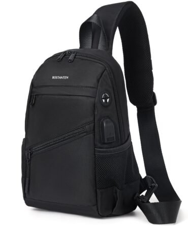 Travel Hands-Free with our Crossbody Sling Bag with USB Charging Port