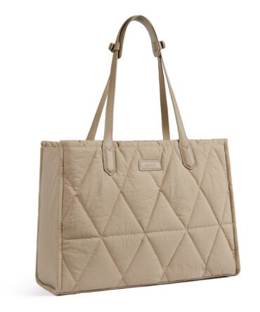 Quilted Puffer for Women 15.6 inch Laptop Shoulder Women Briefcase