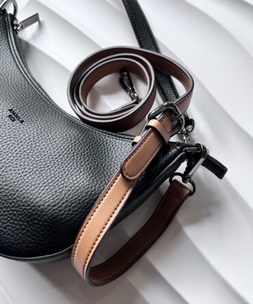 NEW: Verve Vegan Micro Pebble Leather Crossbody Strap
